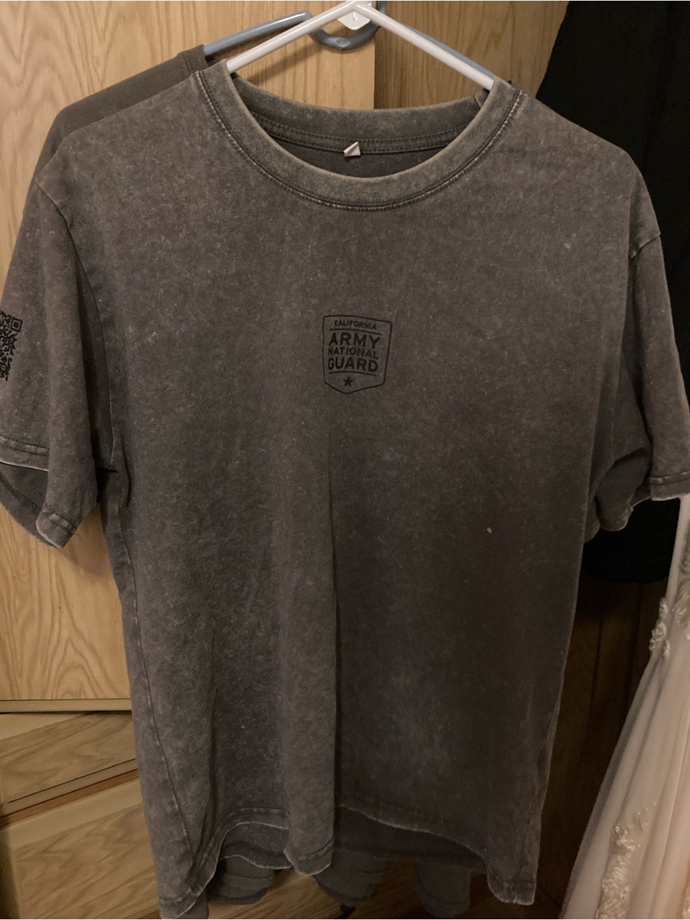 Army National Guard Short Sleeve Tee - Washed Gray